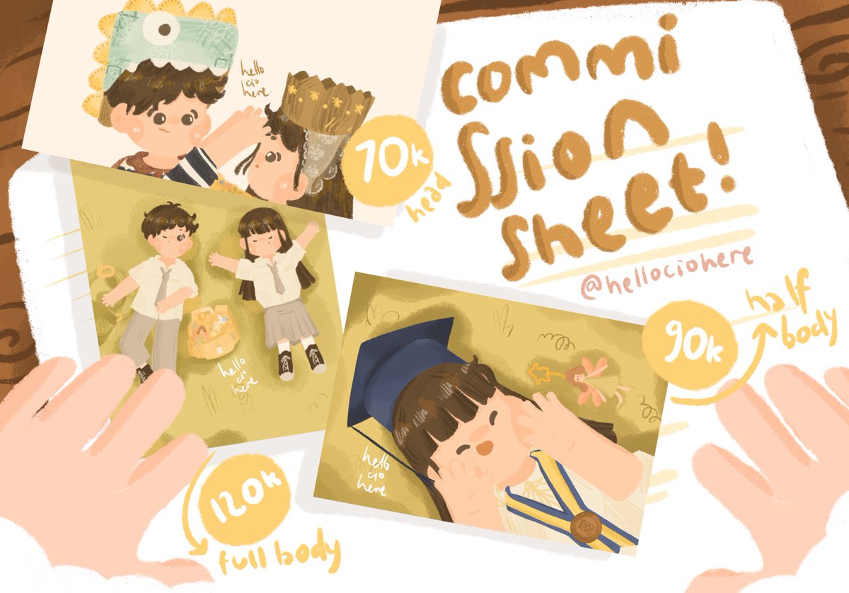 hellociohere's tweet photo. helloooooo guysss!! aku open commiss buat bulan oktober yaaaw but limited slot only⭐️ just knock knock my dm💫 https://t.co/UFrKwYqvWo