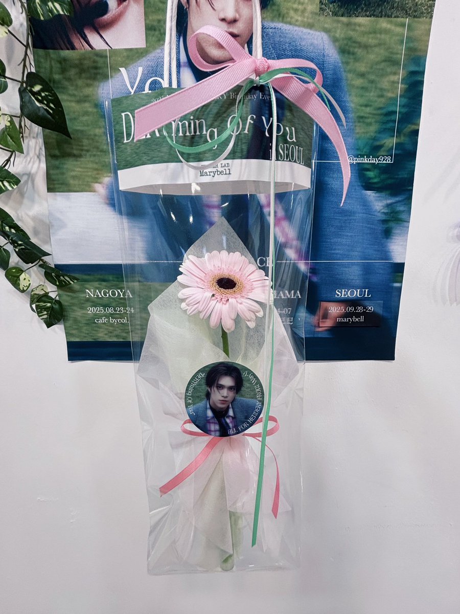 pinkday928's tweet photo. 준비 완료!(  ˇᴗˇ)🌱

Artificial flowers are also available for overseas WayZenNi🌷

#HENDERY #黄冠亨 #헨드리 #ヘンドリー
#DERYmingOfYou https://t.co/1qKhDcokHi