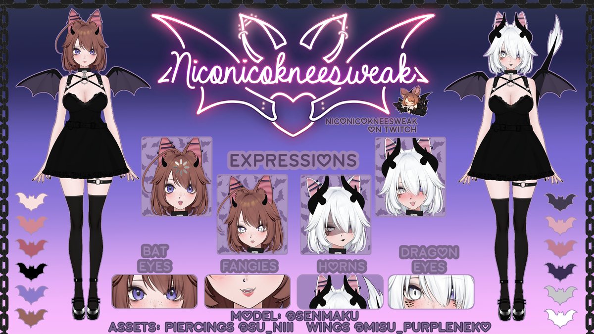 NicoKneesWeak's tweet photo. I finally have a reference sheet! I'm so in love with the @senmaku_ model 💜. https://t.co/MzQjogZGdS