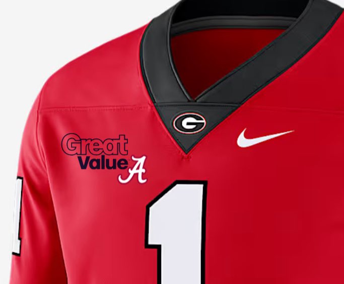 That new UGA jersey patch is wild