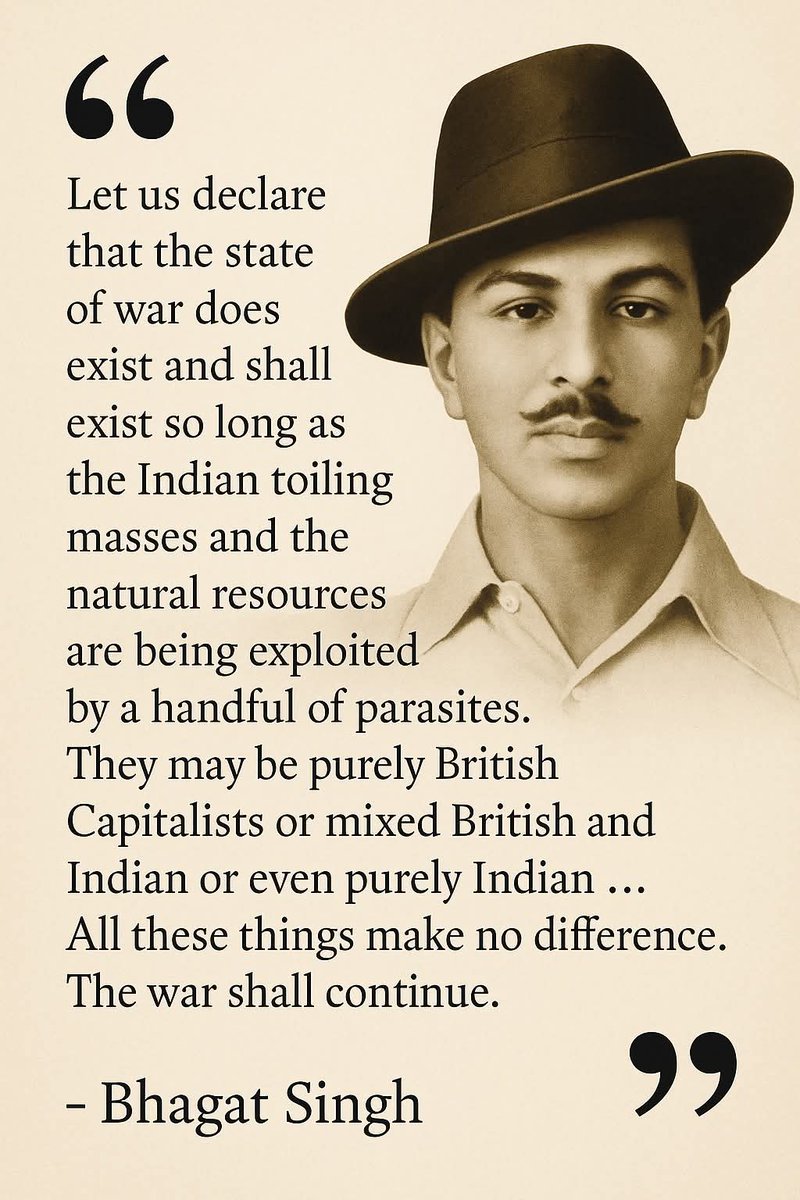 amitpoonia404's tweet photo. Long Live The Revolution! ✊
#BhagatSingh https://t.co/cnDKhj1Djv