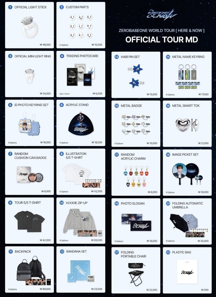 🤍🤍🤍 ZEROBASEONE [HERE&NOW] ワルツ ソウルコン MD 🤍🤍🤍 ＼ 購入