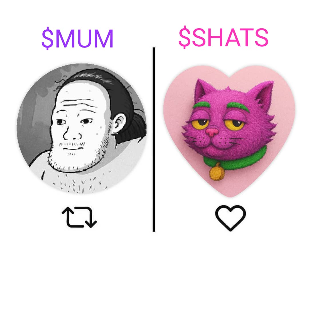 shatsprofessor's tweet image. $SHATS $MUM #Gchain