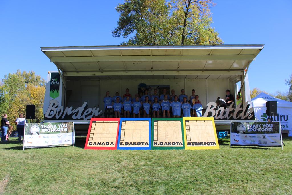 <a href="/SFLXC/">SF Lincoln XC</a> <a href="/perhamcc/">Perham XC & Track</a> <a href="/bowman_xc/">Bowman County T&F/XC</a> <a href="/GNKTitanCC/">GNK Cross Country</a> <a href="/perhamcc/">Perham XC & Track</a> takes AA Girls title in Border Battle debut!

The Yellowjackets impressed with a convincing victory over Williston, Century, Davies, and SF Lincoln. 

Congrats to Mykenna Johnson of Shanley, individual winner in the Girls AA Race!

live.herostiming.com/meets/56590/ev…