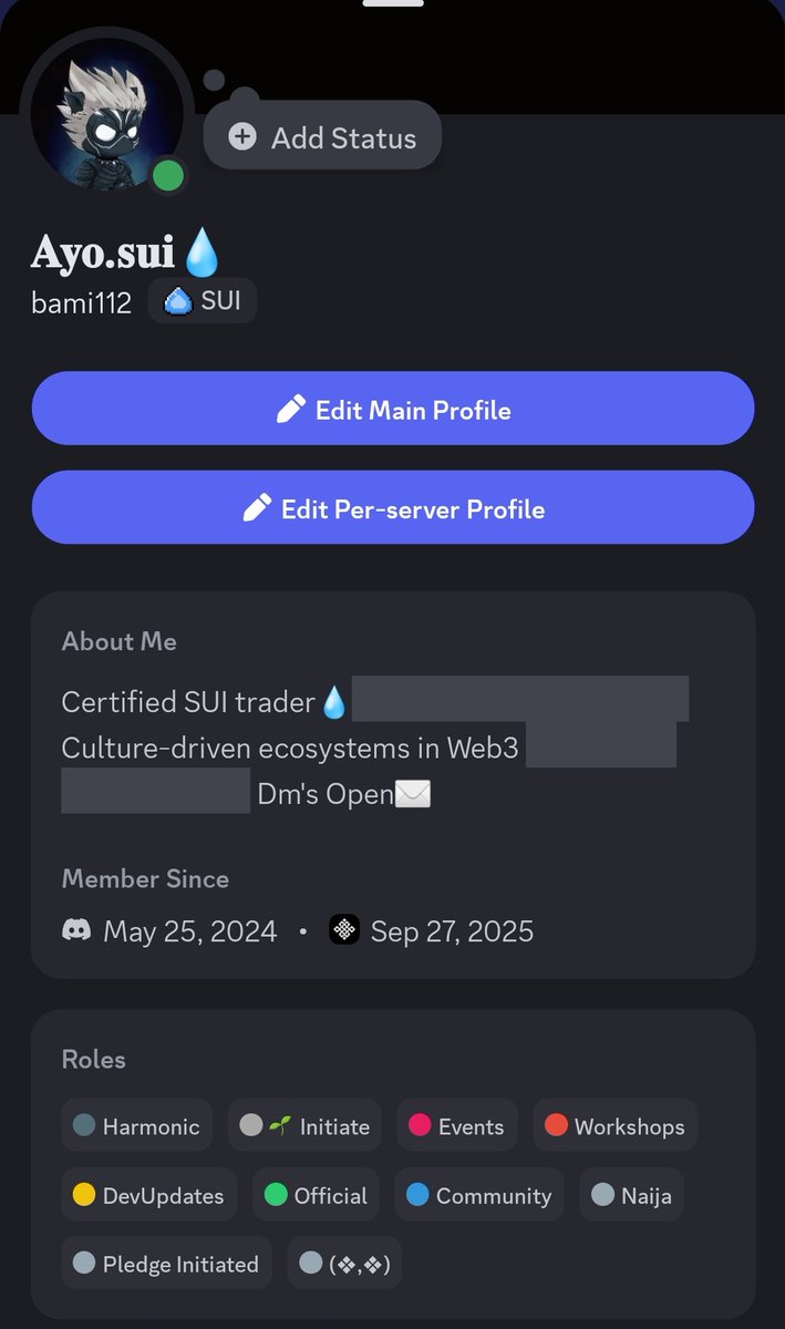 I've been off lately figuring out what to do with my life lol and exploring a whole new opportunity in this  Web3 space basically diversifying 

Looks likes Discord role grinding is the new meta and where people are packing it big i need to lock tf in need me that 5 figure onG🙏🏿