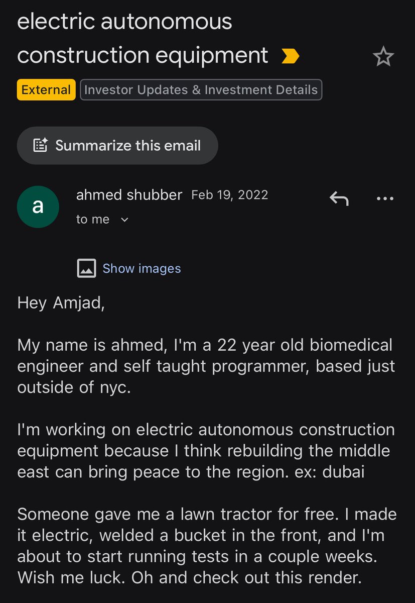 amasad's tweet image. How it started vs how it’s going @ahmedshubber25