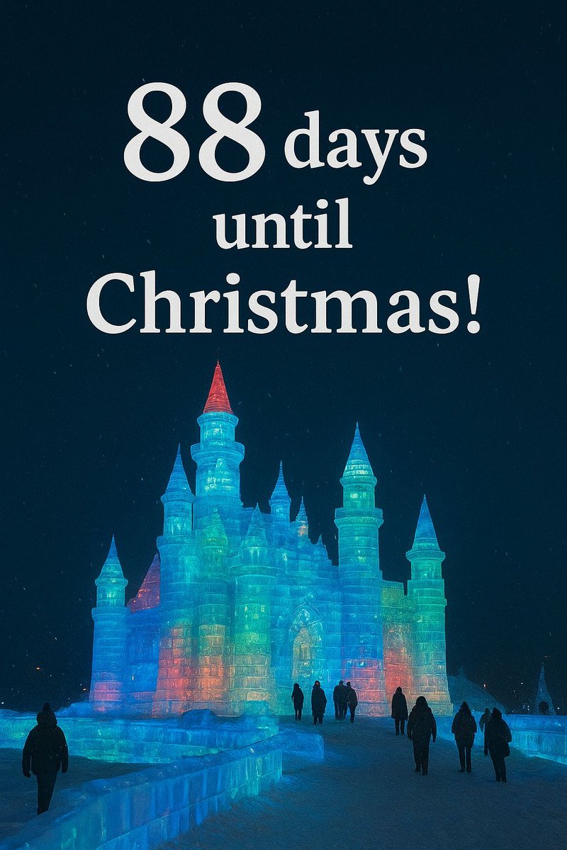 88 days until Christmas!
#Christmas2025