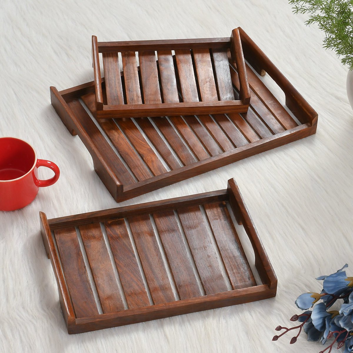 Serve with elegance, serve with heritage✨

These handmade wooden trays are crafted by skilled artisans - durable, timeless, and perfect for tea, snacks, or décor.

Utility meets tradition in every piece.

🛒 Shop Now
🚚Pan India Shipping

Link: cliosheritagestore.com/shop/handmade-…