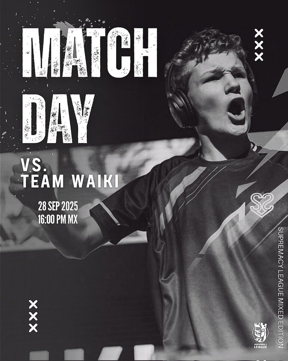 <a href="/CR_Supremacy/">Supremacy League</a>
<a href="/GDL_GamingCR/">GDL Gaming</a> 🆚 <a href="/TeamWaikiPE/">TEAM WAIKI</a> 
📅 28/09
⏰4:00 pm 🇲🇽

Dando vuelta a la página esperando un buen resultado