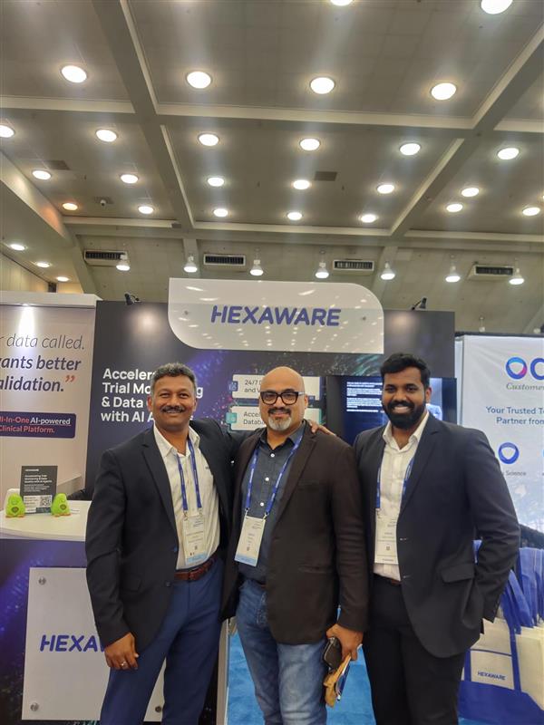 HexawareGlobal's tweet photo. 𝗜𝘁’𝘀 𝗗𝗮𝘆 𝟭 𝗮𝘁 𝗦𝗖𝗗𝗠 𝟮𝟬𝟮𝟱! 
We’re ready at Booth 523! Join Hexaware at SCDM 2025 for expert talks, live demos &amp; #AI-driven innovations in clinical data management. Book a meeting: https://t.co/CKV5ydoo7p

#clinicaldatamanagement #scdm #clinicalresearch #scdm https://t.co/l6QB0b5EMm