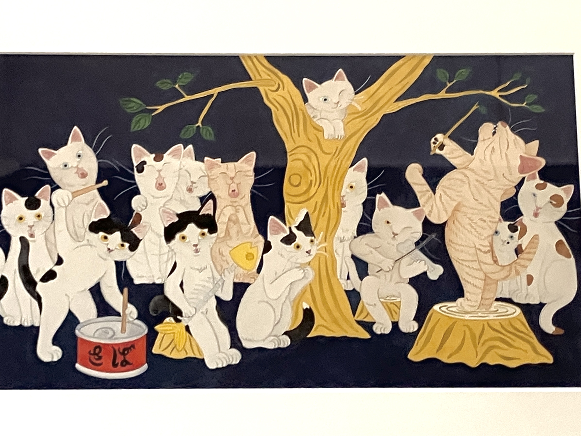 手作り額付き絵画　title「はるうららニャンコ」 本・中川 on X: 