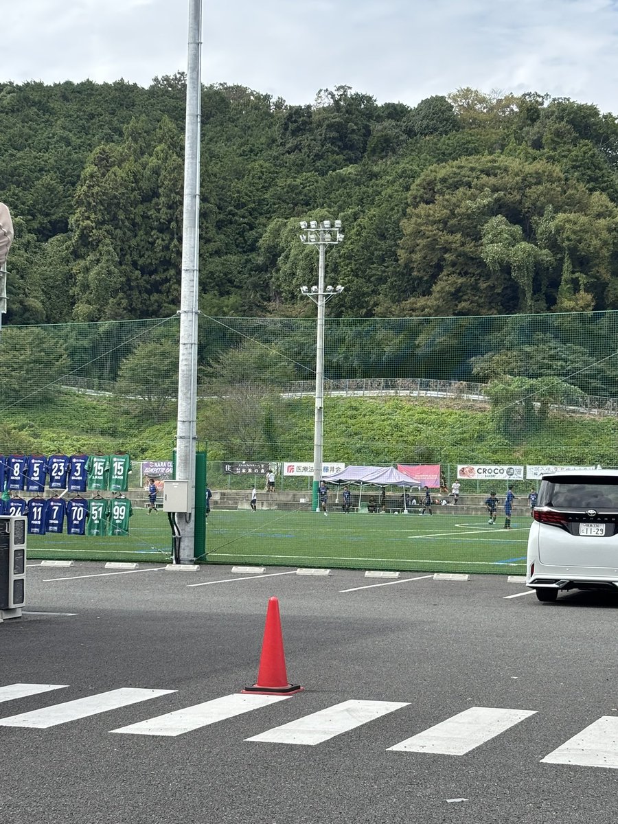 今日はここで試合❗️
勝つで〜🔥