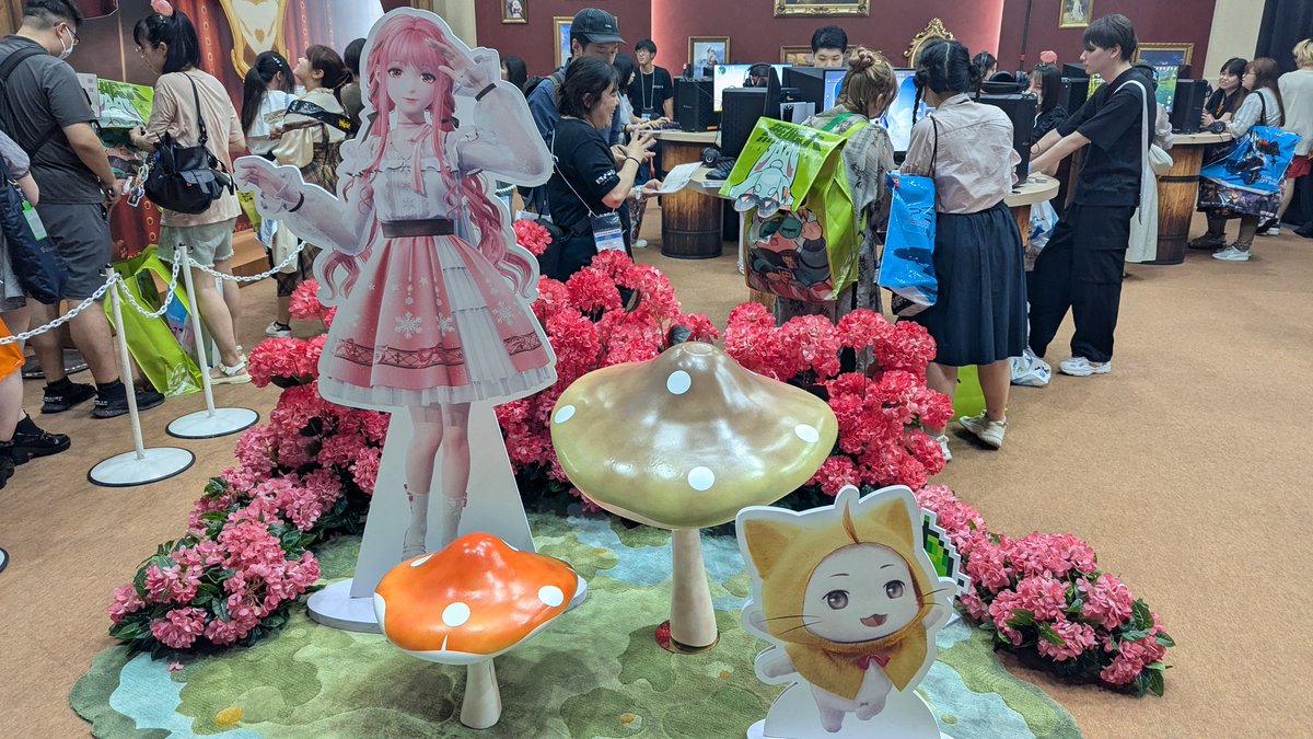 INFINITY NIKKI BOOTH!! 🥺 #インフィニティニキTGS2025  #インフィニティニキ