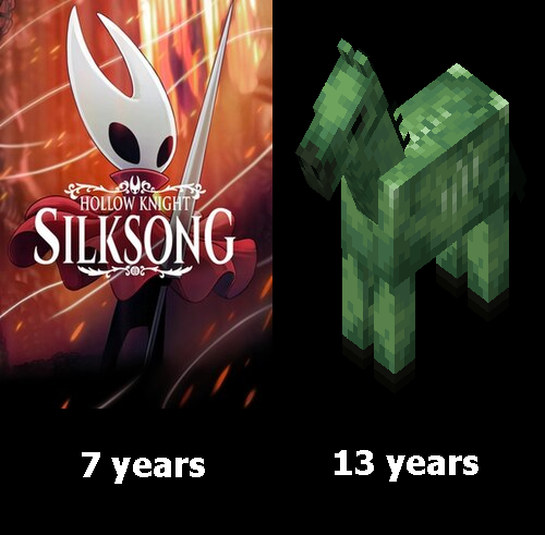 MinecraftMeme16's tweet image. "Player, we just remembered about your zombie horses"