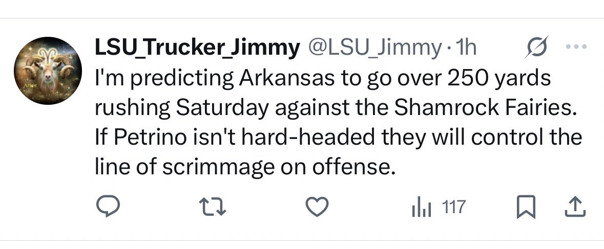Checking in on my guy <a href="/LSU_Jimmy/">LSU_Trucker_Jimmy</a>