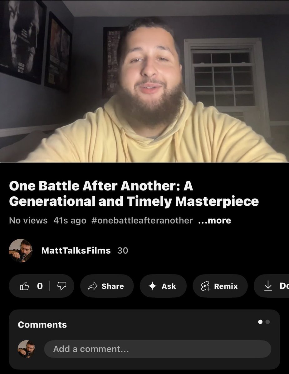 MattTalksFilms's tweet photo. Just dropped a new vid talking #onebattleafteranother … CHECK IT OUT!  https://t.co/qsFUJc7bAB… https://t.co/eNgqycmsnK