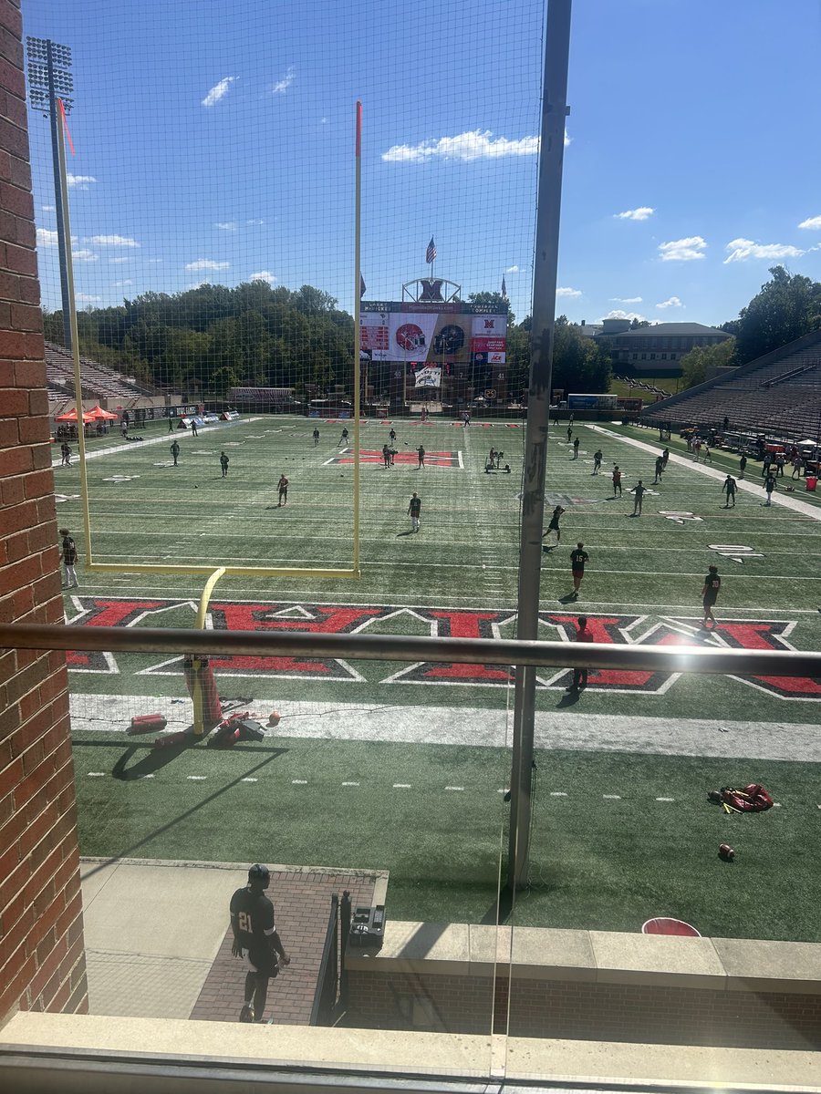 Had a great visit at Miami Ohio! Really enjoyed the game day atmosphere. <a href="/MiamiOHFootball/">Miami Football</a> <a href="/CoachBrown_DL/">Corey Brown</a> <a href="/CoachBrechin/">Bill Brechin</a>