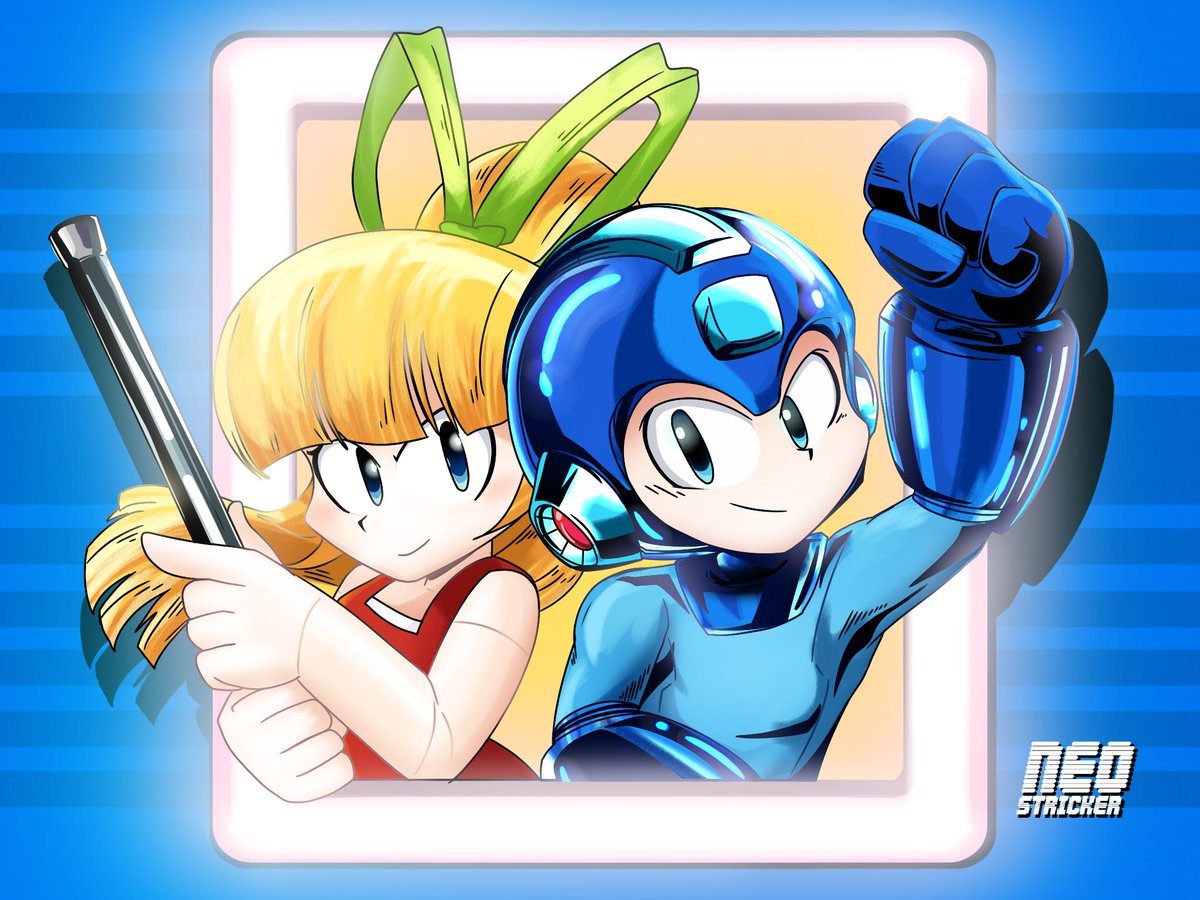 ❤️💙Rock &amp; Roll 💙❤️
#roll #megaman #rockman #digitalart #fanart #videogames #capcom #megamanroll