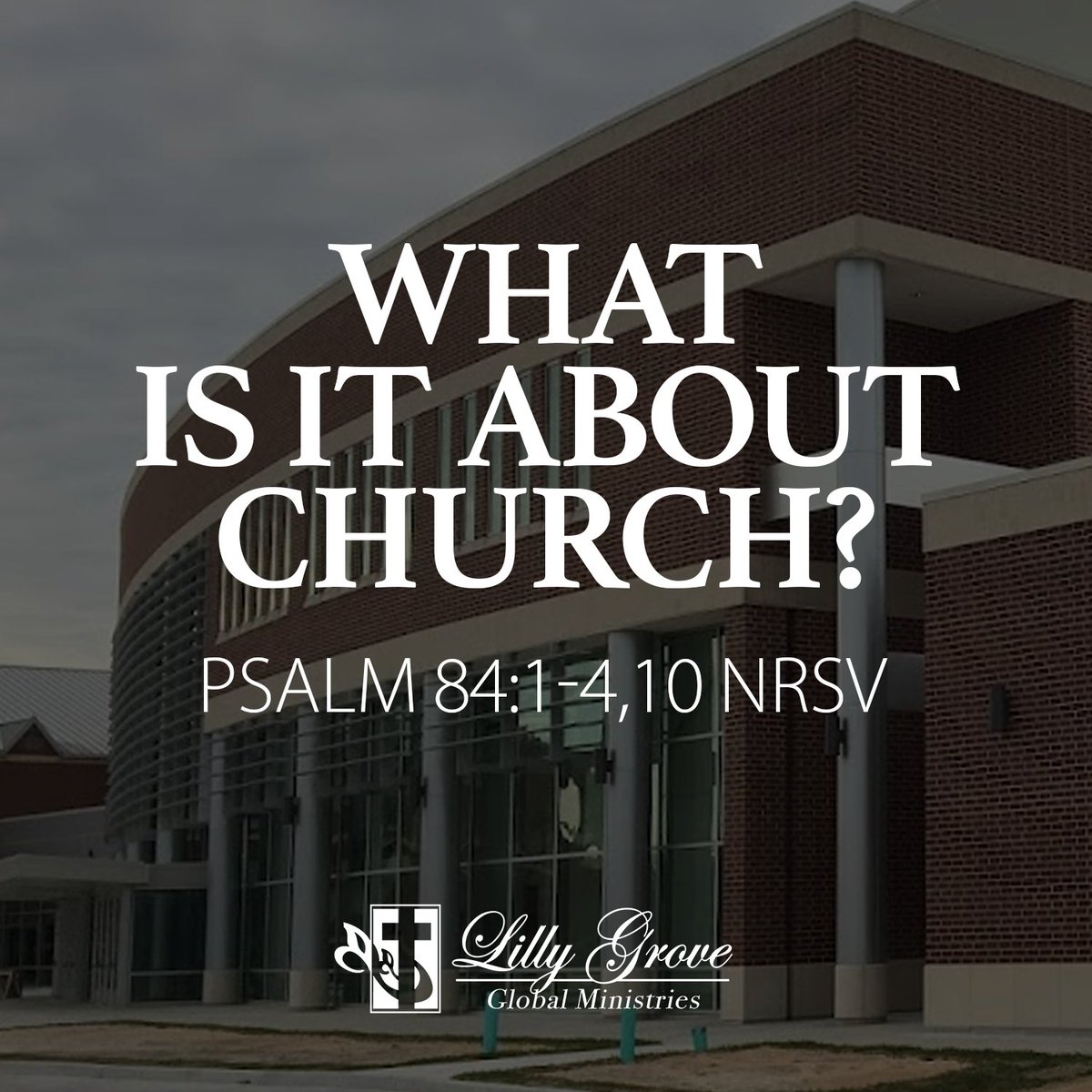 ✝ We welcome you to join us for what will surely be another powerful Sunday of worship at Lilly Grove as Pastor Anderson returns to the pulpit with two life changing messages. 
7:30AM - The Keys To The Kingdom (Matthew 5:4 NRSV)
10:30AM - What Is It About Church? (Psalm