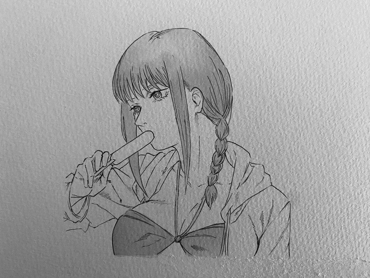kurakutasan's tweet photo. マキマさん擦りまくります

#チェンソーマン
#マキマ
#イラスト https://t.co/C62HaY0Efj