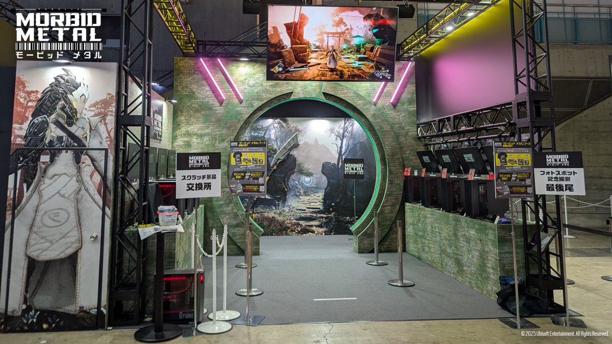 #東京ゲームショウ2025 本日最終日‼️よろしくお願いします！
ハイスピードローグライクアクション『モービッド メタル』日本語版を一足先に体験しませんか🤖
＃モビメタハジメタ