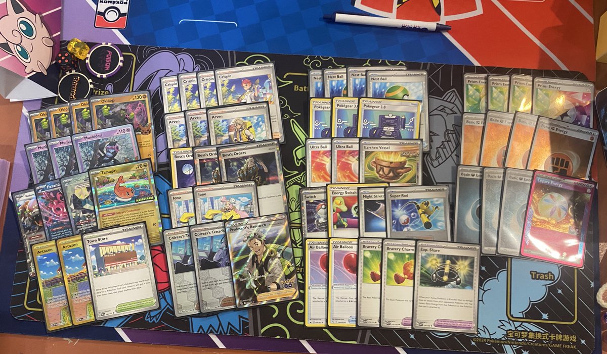 The Backstreet Boys if they all missed points at a 7 player league challenge because they played tatsugiri ex and okidogi