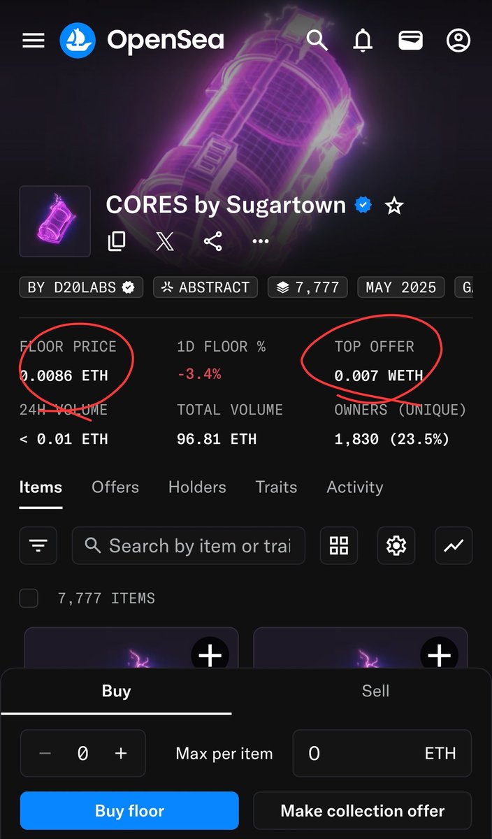 .<a href="/AbstractChain/">Abstract</a> team looks down on degens who bring liquidity, trade, and stay active + vocal about the chain.

At same time, they stay silent on rugs like <a href="/visitsugartown/">Sugartown</a> which at today’s ETH price drained $2,000,000 out of the ecosystem.

Awesome work 👏