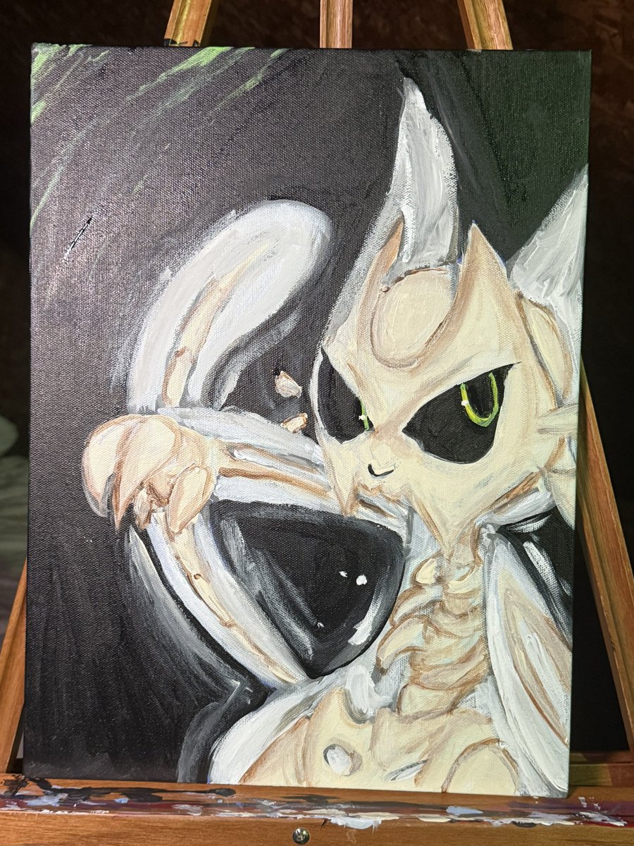 ThatDraggo's tweet image. Very excited for the Halloween update so I painted the dude! #LoomianLegacy #LoomianLegacyArt