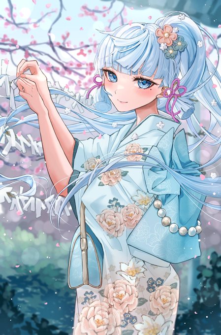 神里绫华 ,神里綾人(原神) ,トーマ(原神) 「綾華お誕生日おめでとう新