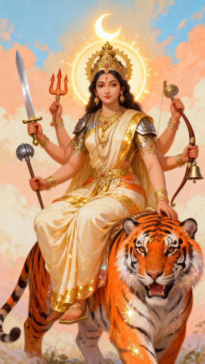 Krish_anj's tweet image. या देवी सर्वभूतेषु शक्तिरूपेण संस्थिता
या देवी सर्वभूतेषु शक्तिरूपेण संस्थिता
नमस्तस्यै नमस्तस्यै नमस्तस्यै नमो नमः॥

#Navratri2025 
#JaiMaaDurge
#DurgaPuja