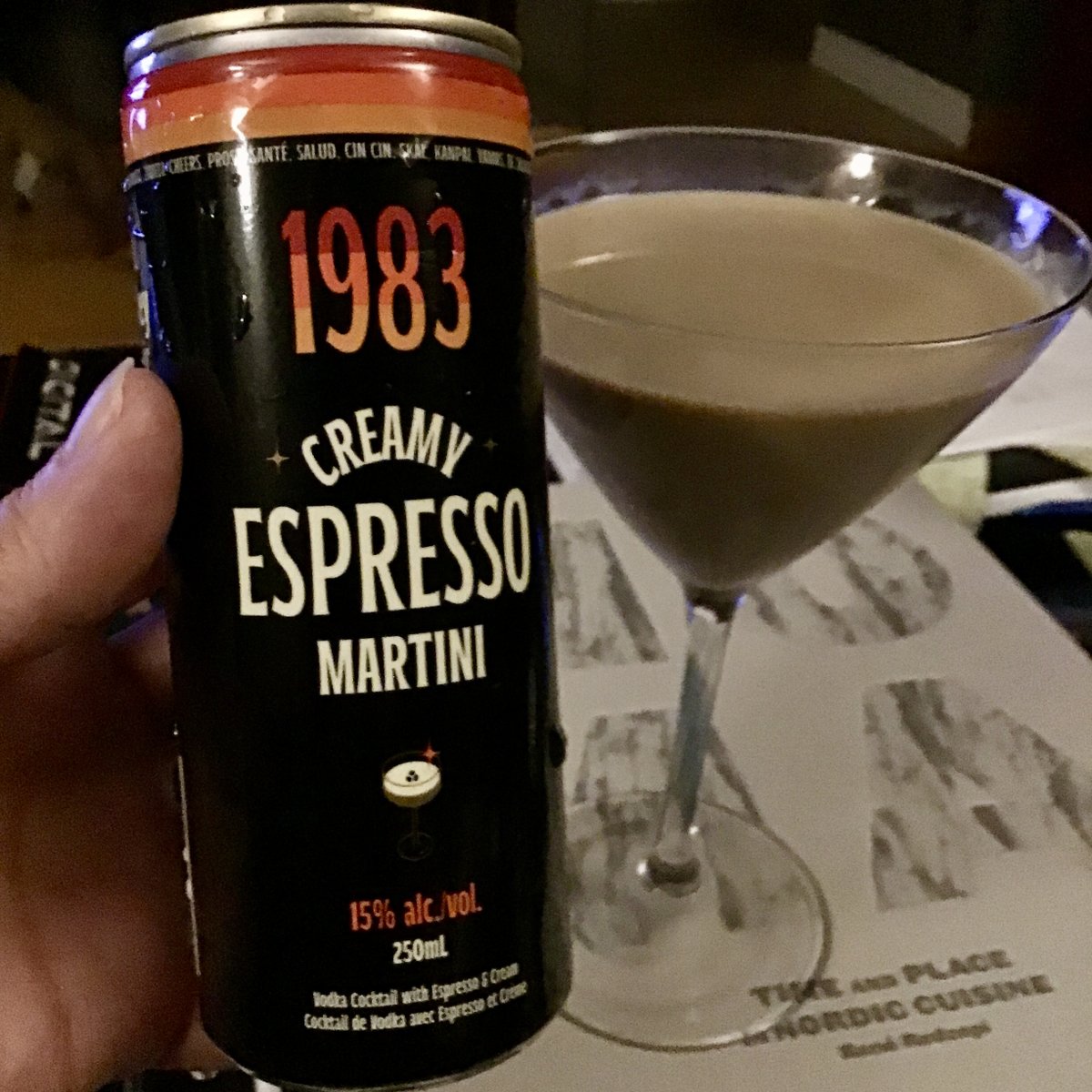 Oh boy, this is tasty stuff!! Have to say though, walking with a full martini glass is super tricky 😂