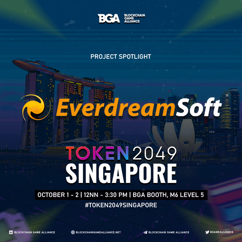 .<a href="/EverdreamSoft/">EverdreamSoft</a> is powering up #TOKEN2049 with <a href="/BGameAlliance/">Blockchain Game Alliance</a>! 🧰🎮

Dive into their creator-economy stack, multi-chain asset tokenization, blockchain tooling, and dApps - best known for powering <a href="/SpellsofGenesis/">Spells of Genesis</a>.

📍 BGA Booth - M6, Level 5
🗓️ Oct 1 - 2, 2025
🕒 12:00 NN - 3:30