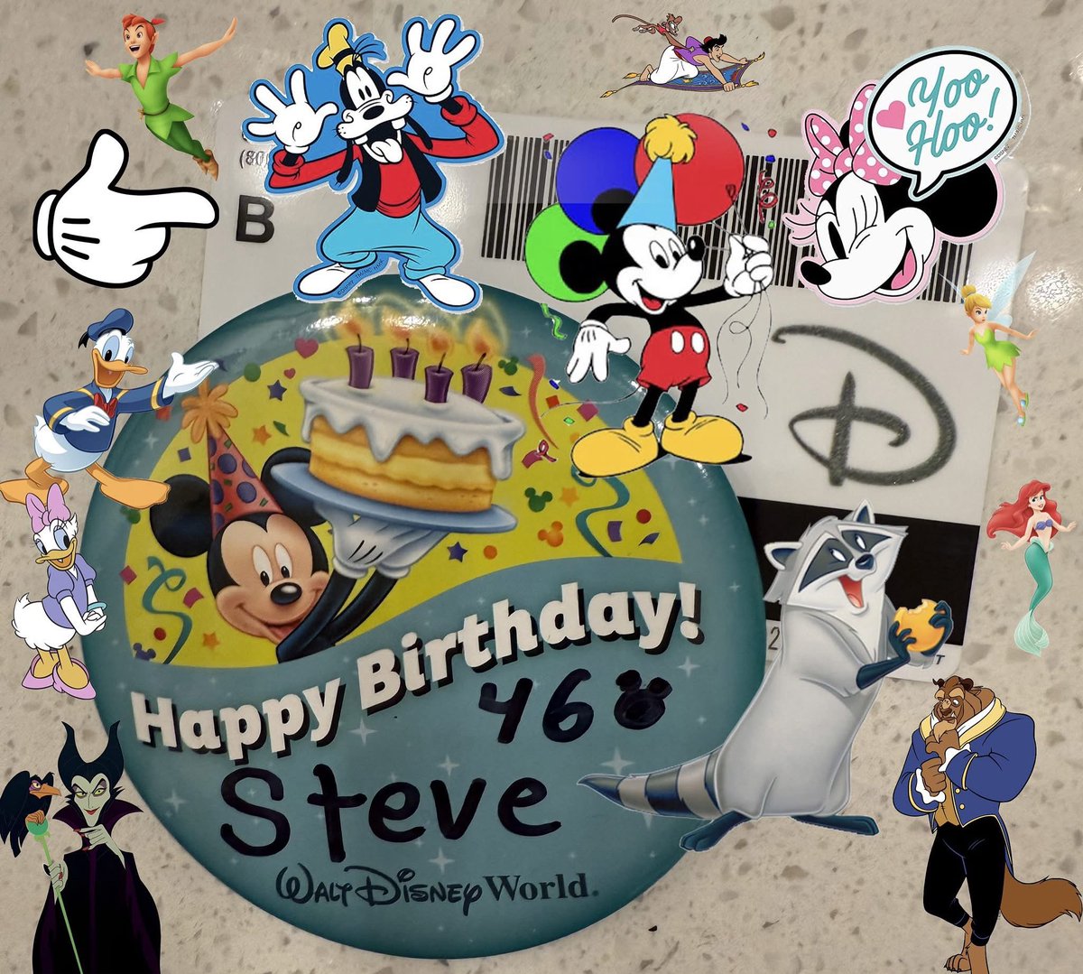 SteveSievers's tweet image. Thank you, everyone, for the birthday wishes. Yesterday I picked up my new Disney ID and have moved to level B. The B stands for birthday, JK. I now get 35% off merch. Thank you LORD for the blessing.