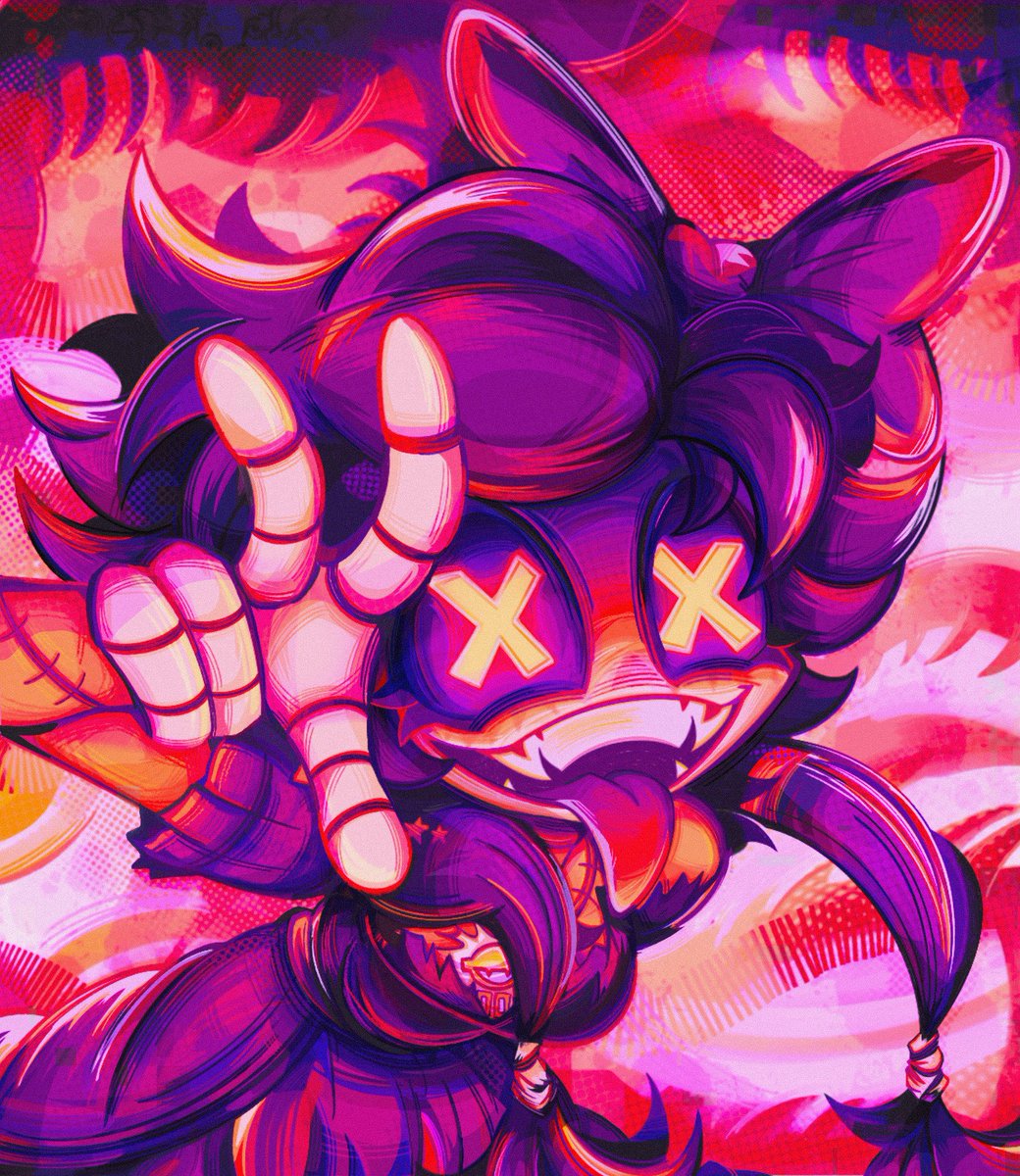 Print gifty I made for <a href="/FitzyVA/">Allanah "Fitzy" Fitzgerald 🎙️🔜KadabraCon!</a> for kadabracon!! It was so cool to meet em AAA 🙌🙌 ⚠️⚠️‼️‼️
.
#murderdrones #murderdronescyn #cyn #fanart