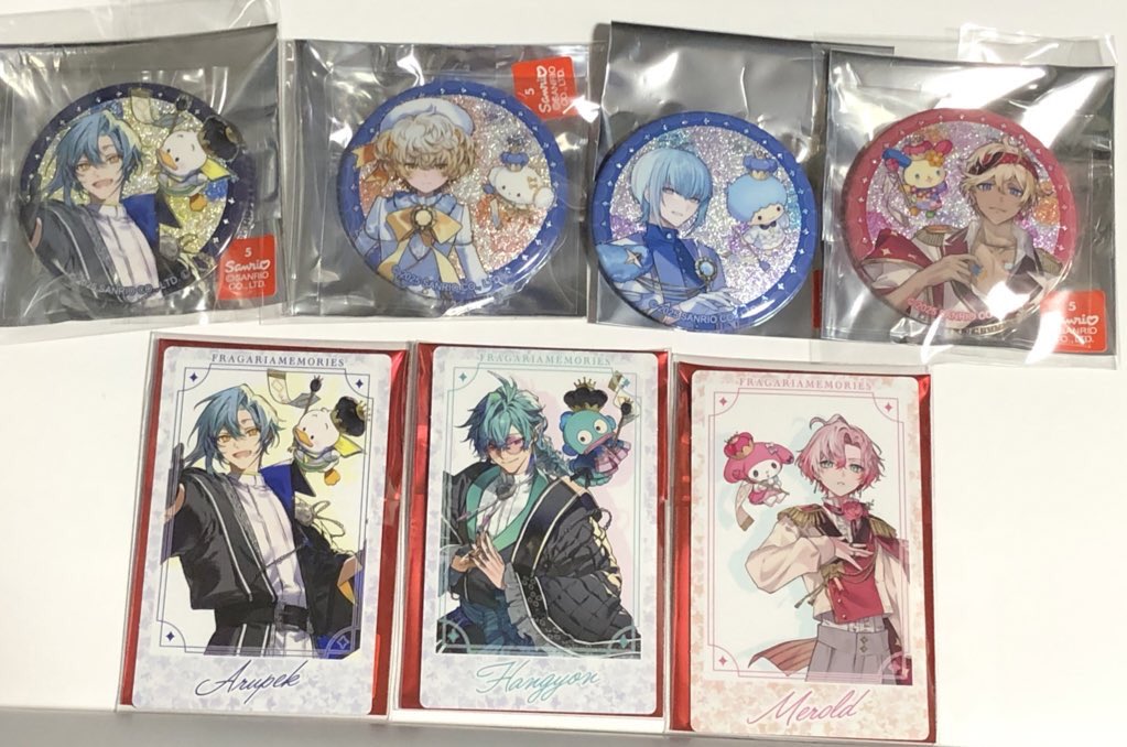 フラメモ アルペック 缶バッジ 1周年 フラガリアメモリーズ 1st Anniversary POPUPSHOP
