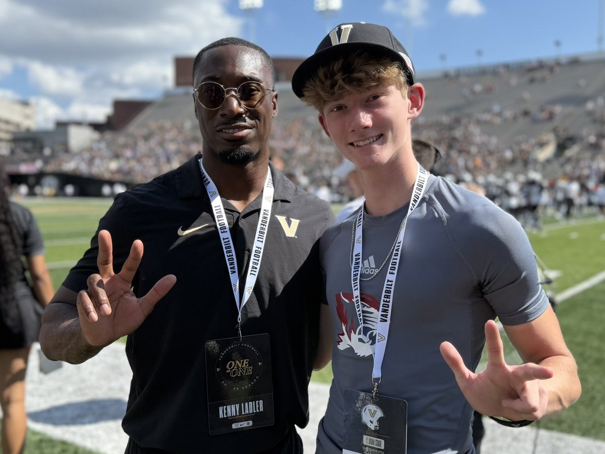 Thank you <a href="/kennyladlo/">Kenny Ladler</a> for making my first visit <a href="/VandyFootball/">#20 Vanderbilt Football</a> perfect! Excited for the invitation back!

#AnchorDown 

#icuRoss #ImThatTiger

<a href="/HartselleFball/">Hartselle Tigers Football</a> #OwnIt

<a href="/adamgorney/">Adam Gorney</a>
<a href="/AL_Recruiting/">AL Recruiting</a>
<a href="/AL6AFootball/">Alabama6AFootball</a>
<a href="/aldotcomPreps/">AL.com H.S. Sports</a>
<a href="/ALPrepStars/">ALPrepStars</a>
<a href="/AverageJoesSpo1/">Average Joe’s Sports Talk, LLC</a>
<a href="/BackRoadRecruit/">BackRoadRecruiting_</a>