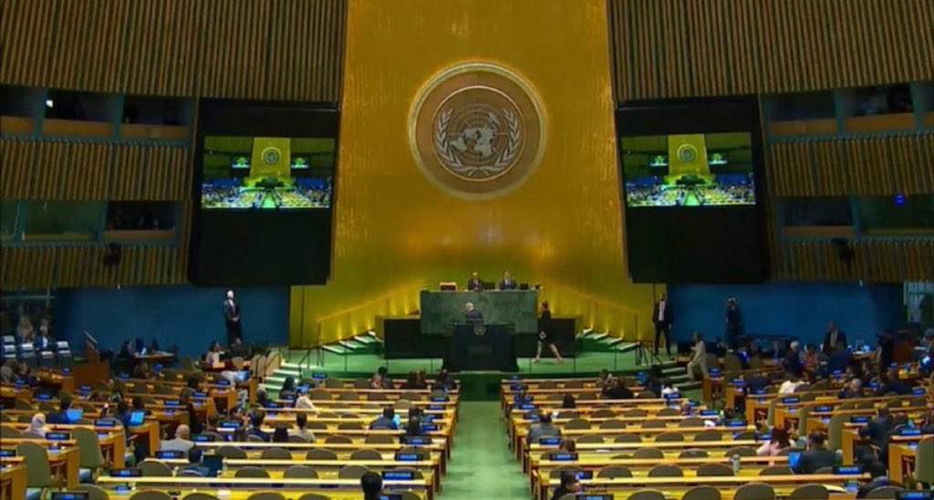 JUST IN: LIST OF 77 COUNTRIES WHO BOYCOTTED NETANYAHU SPEECH AT THE UN

🇦🇫 Afghanistan
🇩🇿 Algeria
🇦🇴 Angola
🇦🇬 Antigua and Barbuda
🇧🇸 Bahamas
🇧🇩 Bangladesh
🇧🇧 Barbados
🇧🇿 Belize
🇧🇴 Bolivia
🇧🇦 Bosnia and Herzegovina
🇧🇼 Botswana
🇧🇷 Brazil
🇧🇳 Brunei
🇨🇫 Central African Republic
🇨🇱