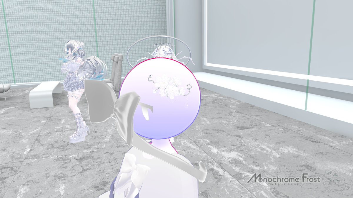 #MF_Memory
初参加で行ってきました～！
なんとはるさめ雑貨屋さんとのコラボ回でイベント時にかわいいアクセサリーをつけさせて頂きました！
ワールドも白と透明中心でとても綺麗でした！(*'▽')