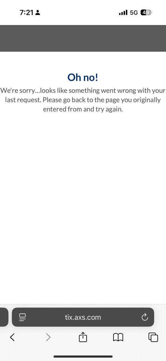 We’re at the <a href="/ToyotaCenter/">Toyota Center</a> for a concert… And staff here tell us that <a href="/axs/">AXS</a> is having a worldwide outage. <a href="/KHOU/">KHOU 11 News Houston</a>