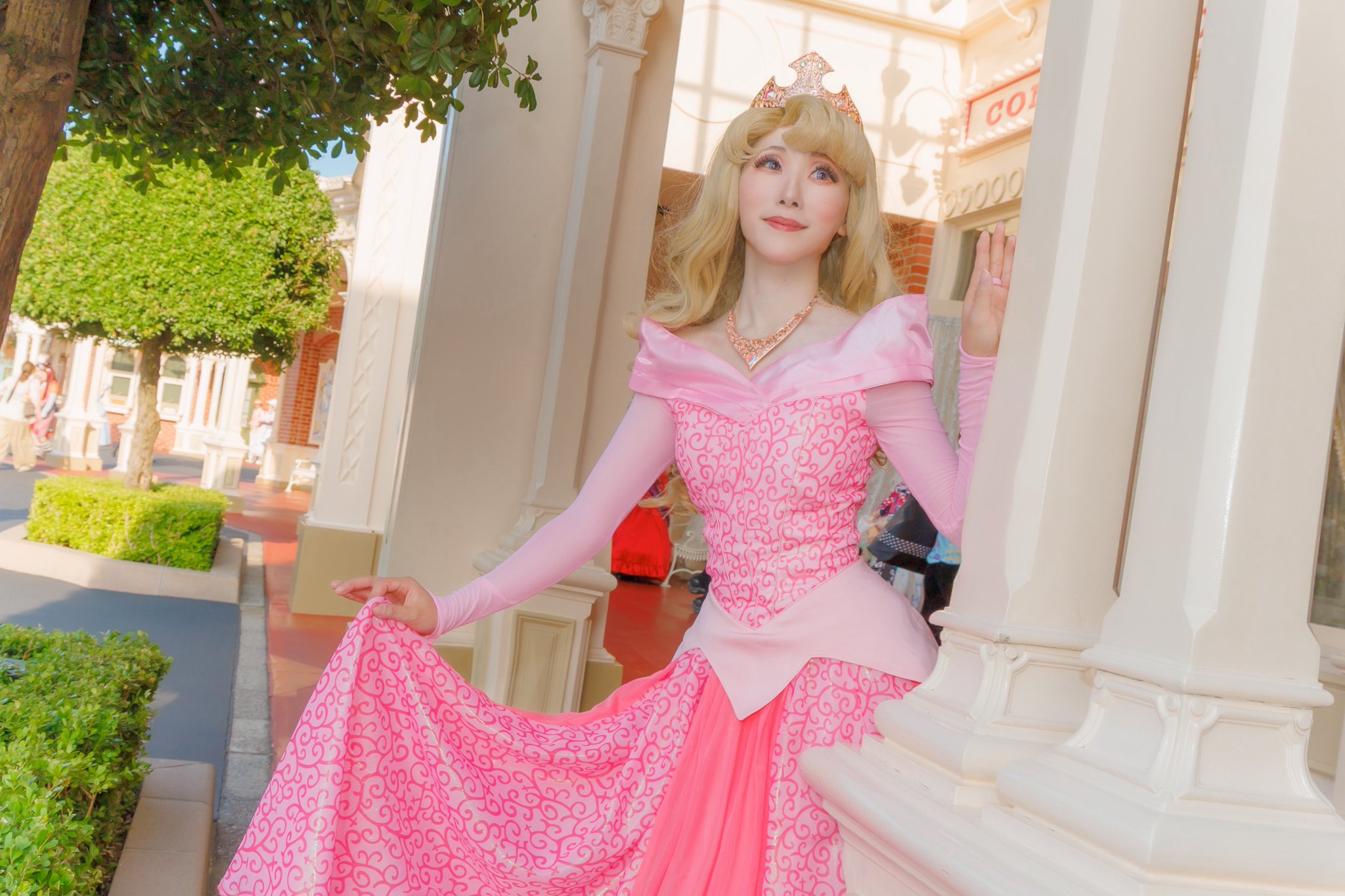 オーロラ姫 グリーティング風ドレス ふーｵｼﾞｻﾝ@9/26🌊9/27🏰9/28🏰 on X: 