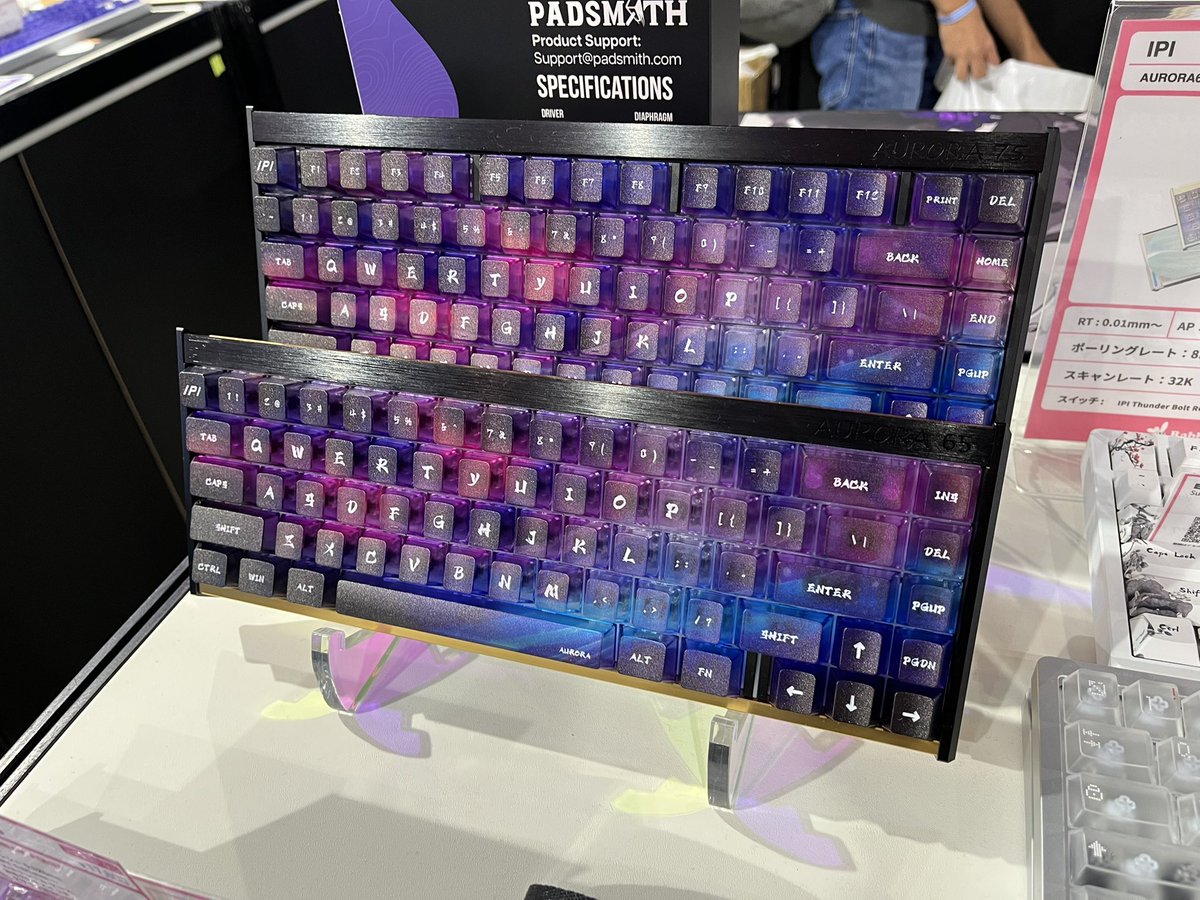 Jupiter2800NFT's tweet image. キーボードオシャレなもの多い😎
#TGS2025 #Rabbit0