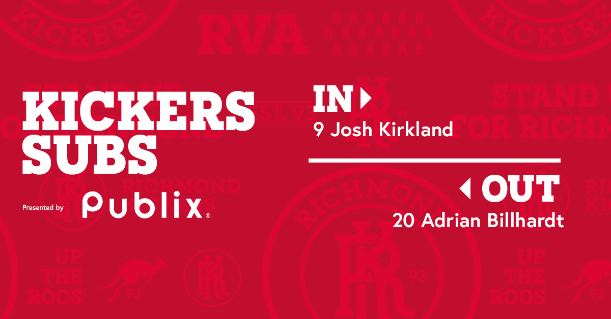 67' Substitution 

2-1 | <a href="/Publix/">Publix</a> | #TRMvRIC