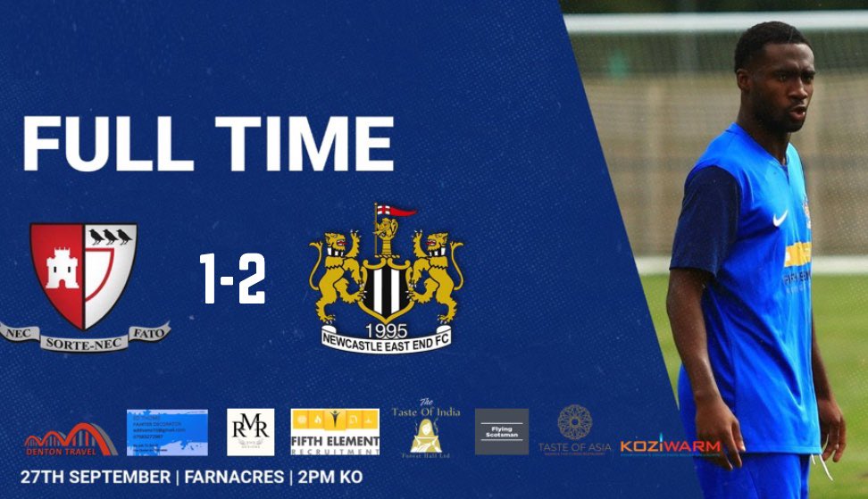 🔵FULL TIME🔵

After a sloppy first 10 minutes and conceding an early goal, a great performance from the lads to grab a deserved 3 points which moves us up to 2nd in the table