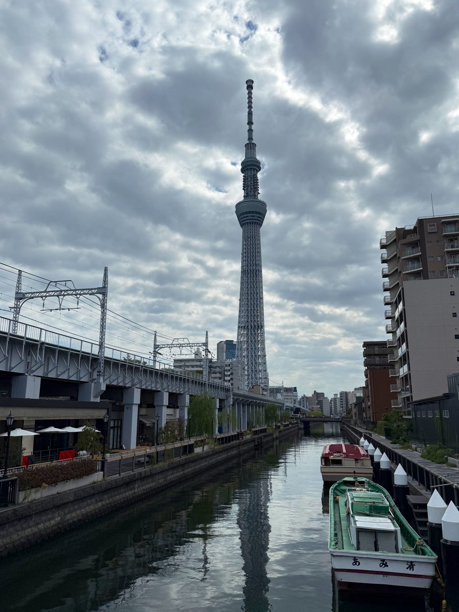 いざ隅田公園ʕʘ̅͜ʘ̅ʔ