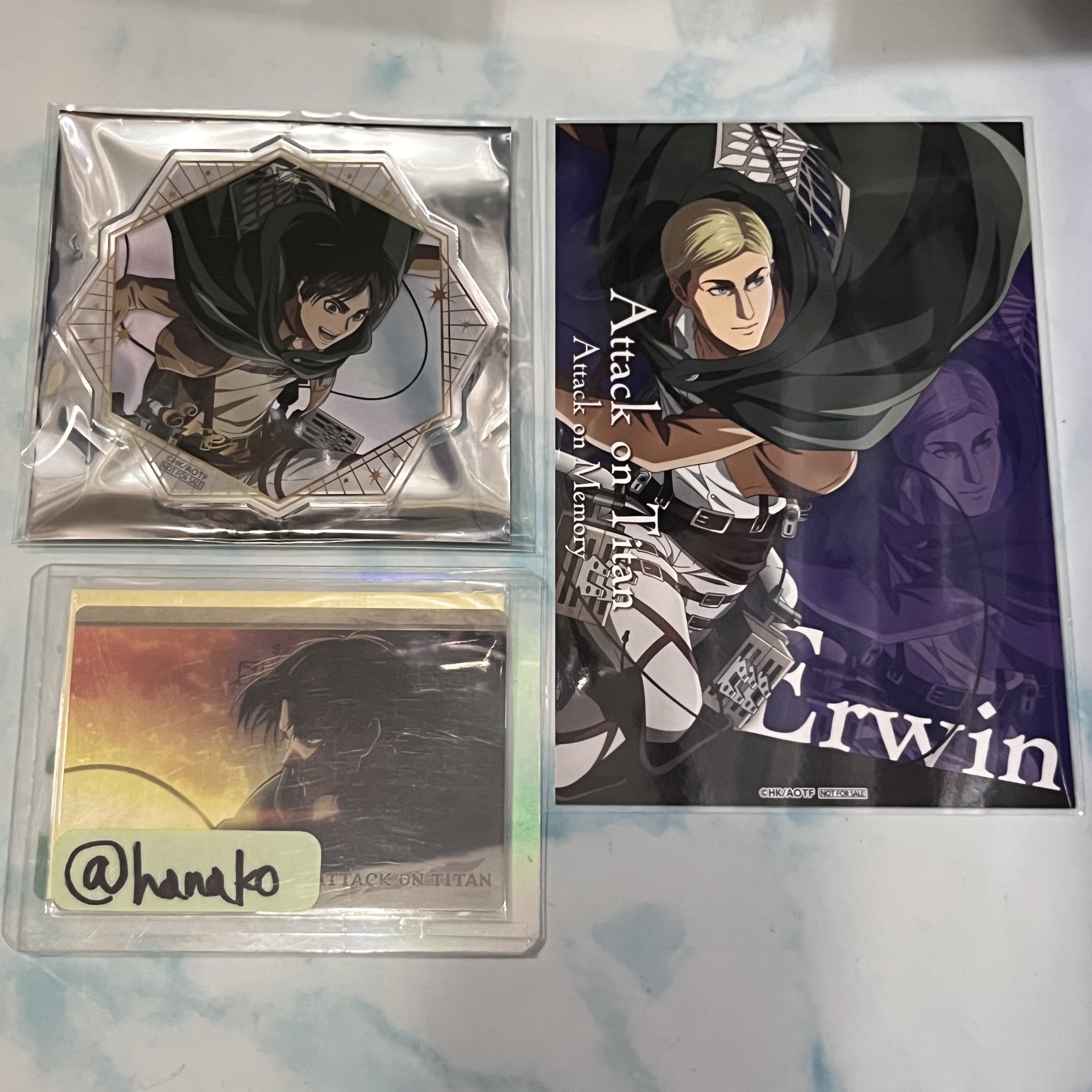 進撃の巨人 リヴァイ BIGアクスタ ガラポン attackonmemory 節約 進撃