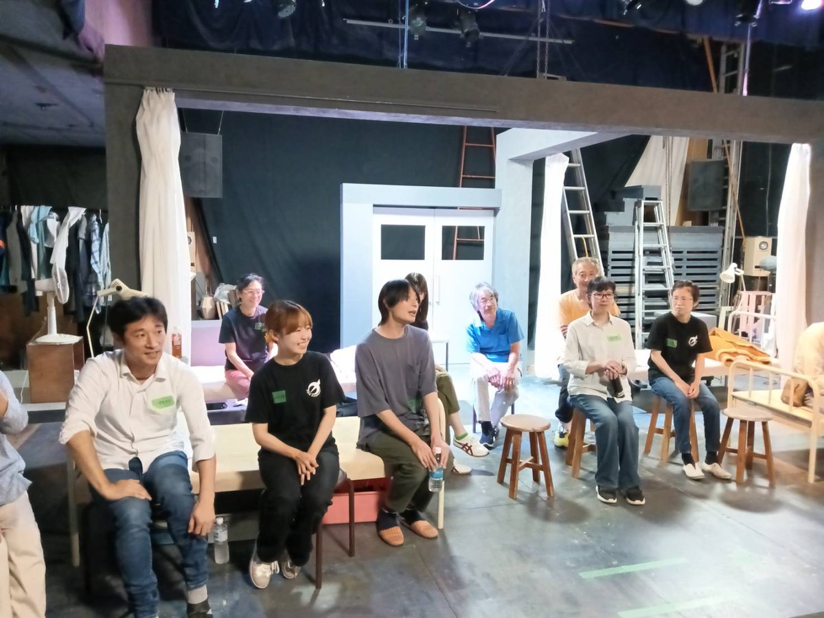 ＃劇団からっかぜ さんの公開稽古でした！
劇突のホール公演に先立って、アトリエ公演が間もなく始まります！至近距離だからこそ味わえる臨場感と、丁寧な作品作りの一端を見せていただきました。

アトリエ公演もホールとは一味違った良さがありますので、ぜひご来場ください！
＃劇突2025