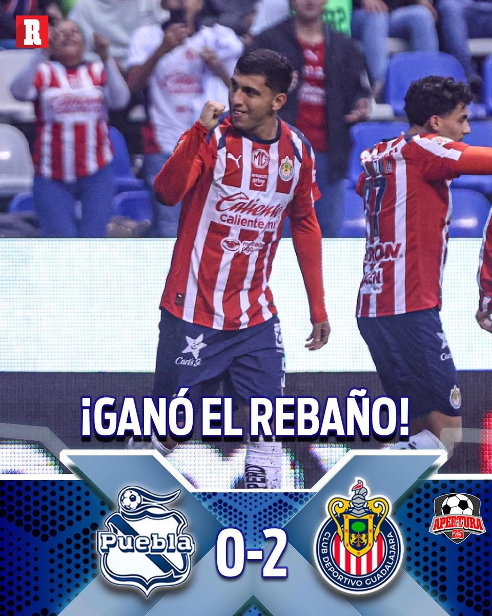 ¡SE ACABÓ! 🔥

Después de una larga espera, Chivas venció al Puebla 2-0 en el Estadio Cuauhtémoc. 🐐🇫🇷