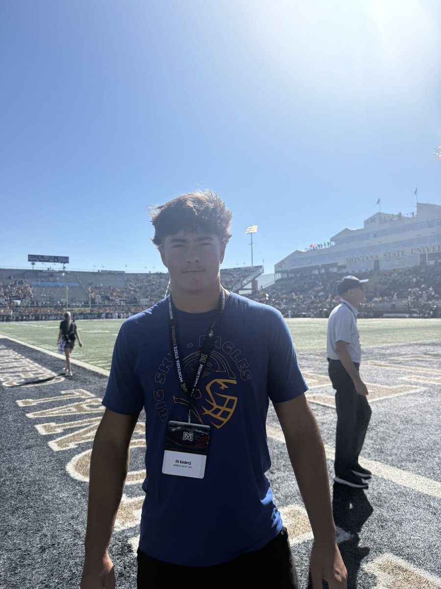 Thank you <a href="/C_Arbizzani/">Chandler Arbizzani</a> and the <a href="/MSUBobcats_FB/">Montana State Football</a> for inviting me to a game day!!!