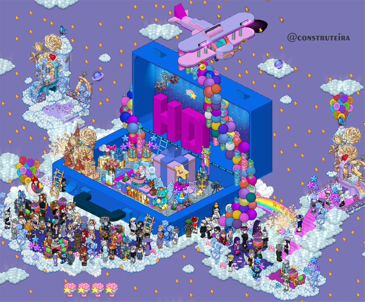 construteira's tweet image. De ontem, aniversário da HDzinhaaa!! Parabéns @HabbletDreams te amu 😍🎂🎈🎁