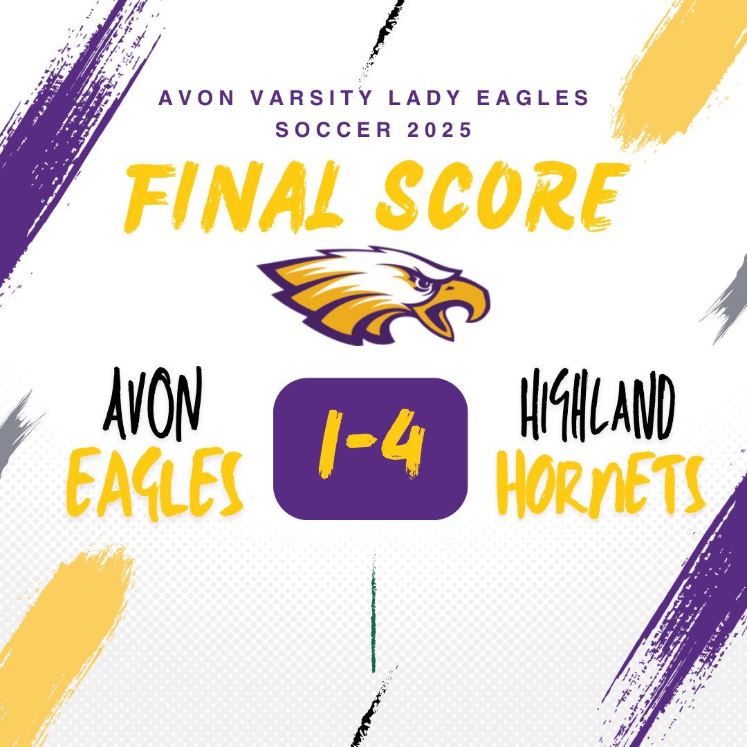 Eagles fall short tonight in Medina 💜⚽️💛🦅 
<a href="/avoneagles/">avoneagles</a> <a href="/AvonLocalSch/">Avon Local Schools</a>  <a href="/AvonEagleShop/">Avon Athletic Boosters</a>